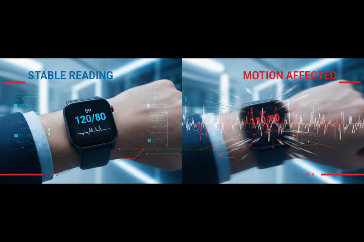 How Motion Artifacts Affect Blood Pressure Readings in Smartwatches
