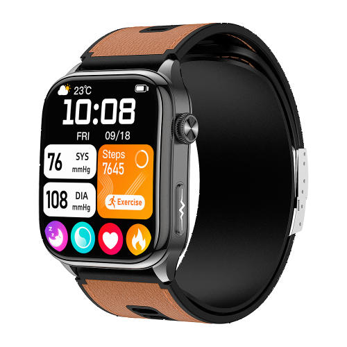 Reloj inteligente portátil con medidor de presión arterial BP Doctor Med 18