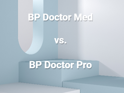 BP Doctor Med vs BP Doctor Pro