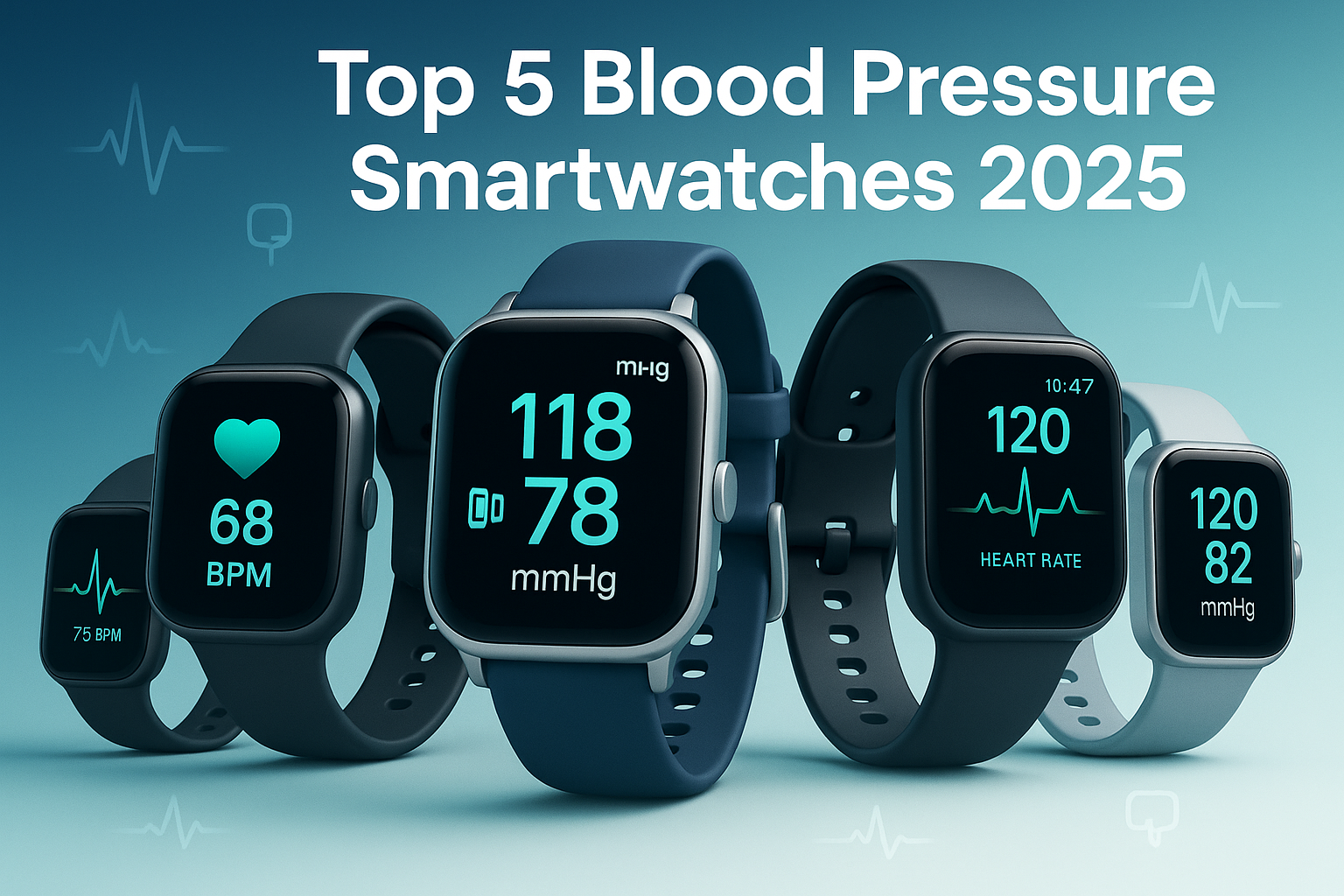 Top 5 Blood Pressure Smartwatches in 2025