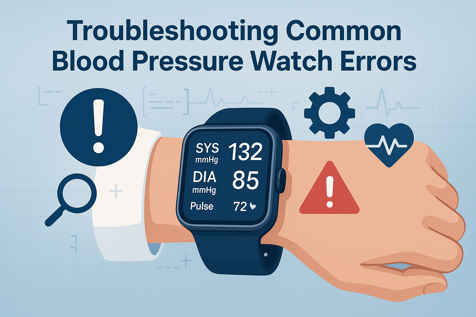 Troubleshooting Common Blood Pressure Watch Errors
