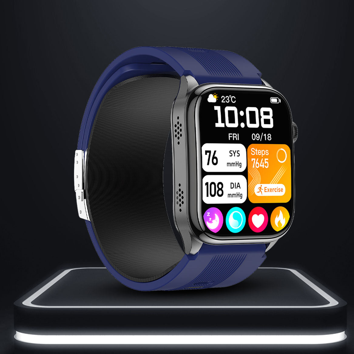 BP Doctor Med 18  Wearable Blood Pressure Smartwatch