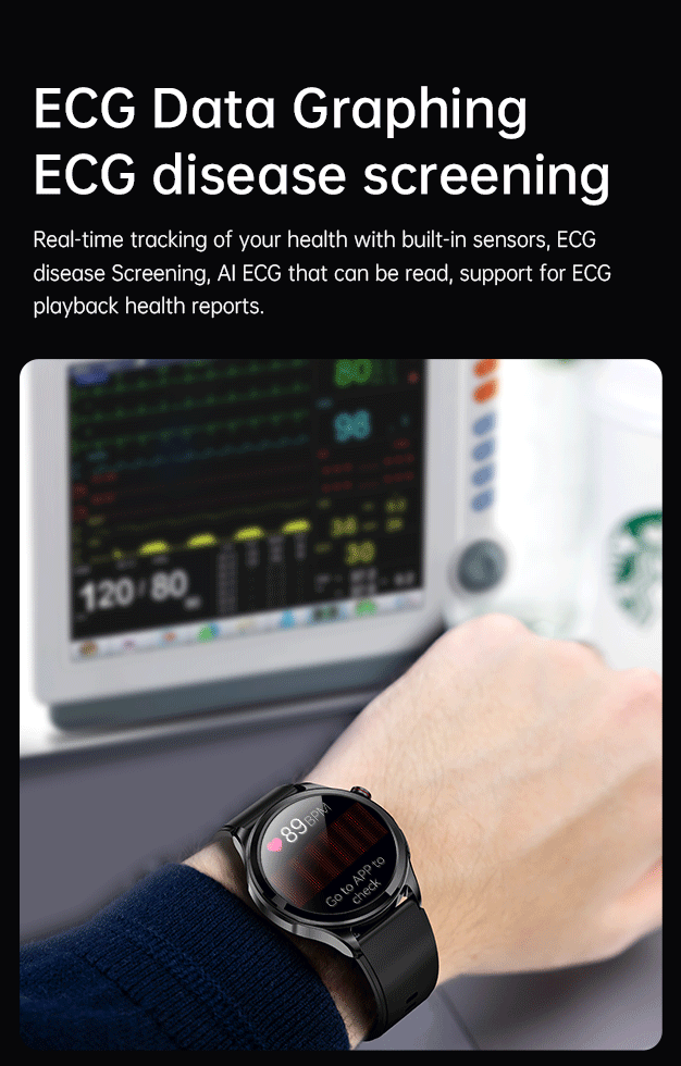 Détection de santé IP67 Smartwatch TR22