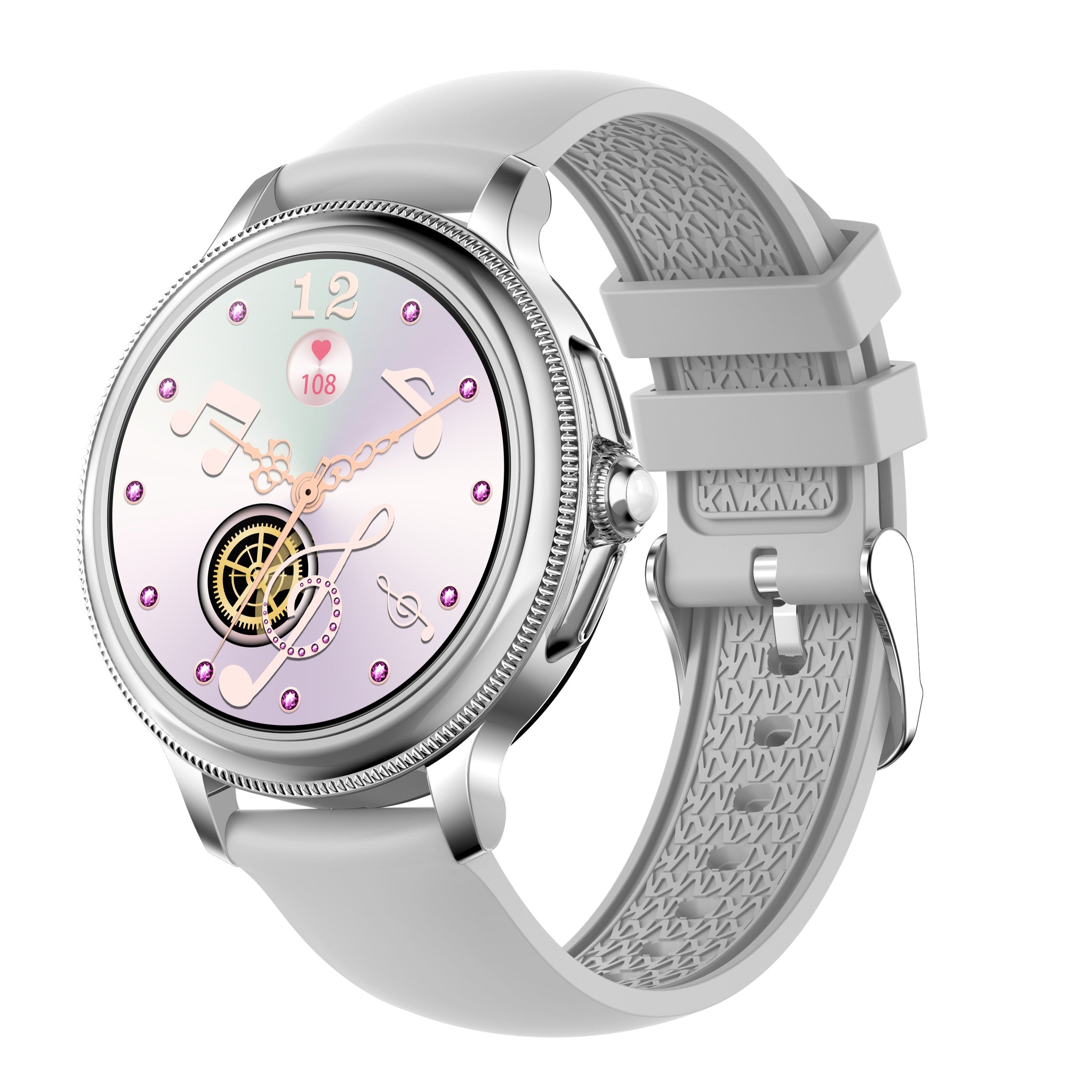 Roségoldene Smartwatch BPF9 mit Touchscreen
